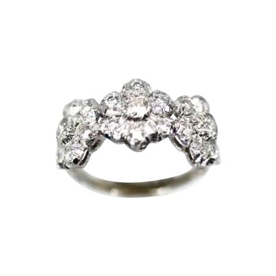  Buccellati Buccellati 18K White gold Diamond 3 Blossom Ring