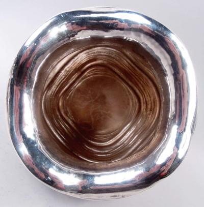  Buccellati Buccellati Modern Classical Sterling Silver Wave Vase