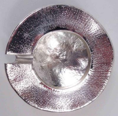  Buccellati Buccellati Modern Sterling Silver Murano Glass Mushroom Jam Pot