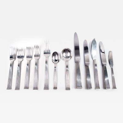  Buccellati Buccellati Rigato Dinner Lunch Set for 24 with 321 Pieces