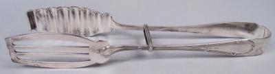  Buccellati Buccellati Sterling Silver Asparagus Tongs in Classical Parma Pattern