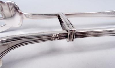  Buccellati Buccellati Sterling Silver Asparagus Tongs in Classical Parma Pattern