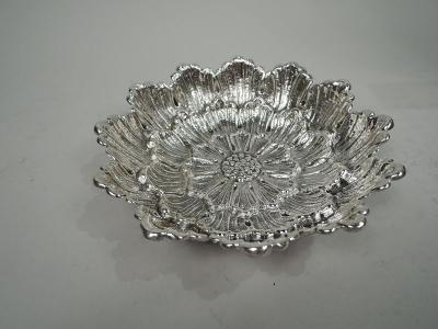  Buccellati Two Gianmaria Buccellati Sterling Silver Flower Bowls in Case