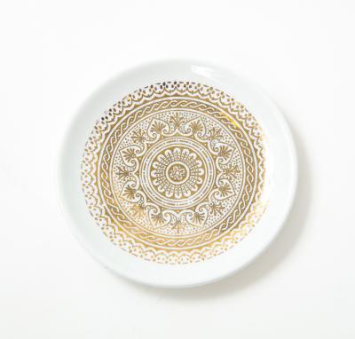  Bucciarelli Bucciarelli Gilt Porcelain Plates