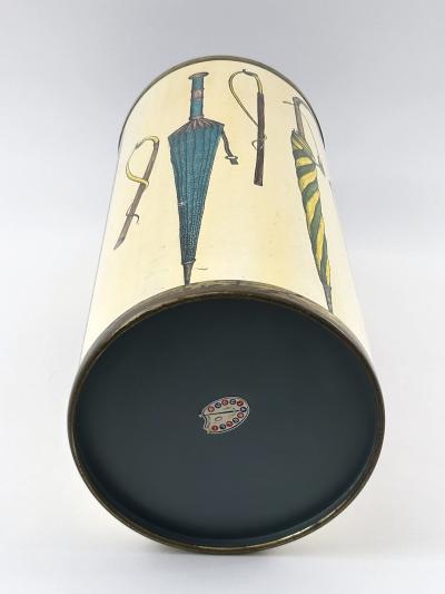  Bucciarelli Early Mid Century Modern Bastoni Umbrella Stand by Bucciarelli Milano 1950s