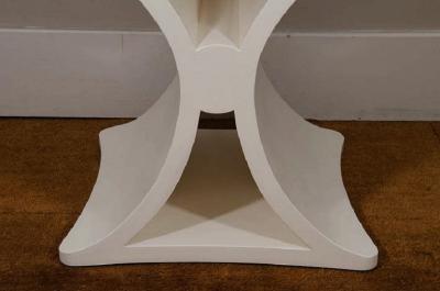  Burden A Pair of Contemporary X Form End Tables in the manner of Jean Michel Frank