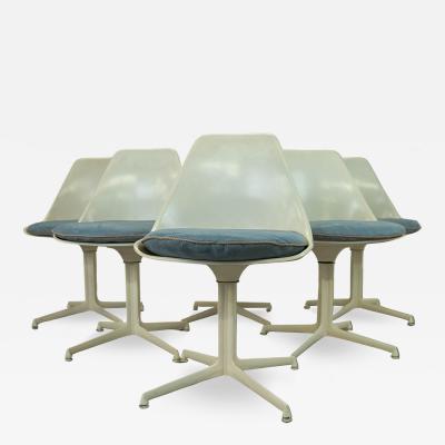  Burke Set of Mid Century Tulip Chairs by Burke