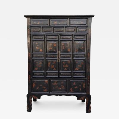  Burton Ching Ltd 18th C Style Chinese Ming Chinoiserie Cabinet by Burton Ching