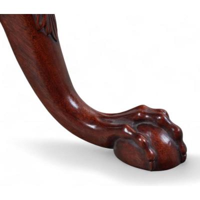  Burton Ching Ltd Burton Ching George III Style Mahogany Piecrust Pedestal Tripod Table