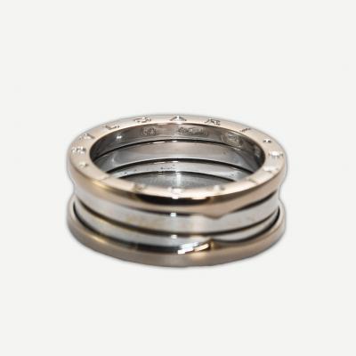 Bvlgari Bulgari 18K White Gold Bulgari B Zero1 Mens Ring 11 9g