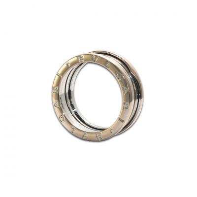 Bvlgari Bulgari 18K White Gold Bulgari B Zero1 Mens Ring 11 9g