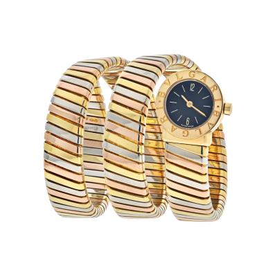  Bvlgari Bulgari BVLGARI 18K TRI COLOR TRIMETAL TUBOGAS SERPENTI BB191T WATCH