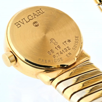  Bvlgari Bulgari BVLGARI TUBOGAS 18K TRI COLOR BB19 1 T TUBOGAS SERPENTI WATCH