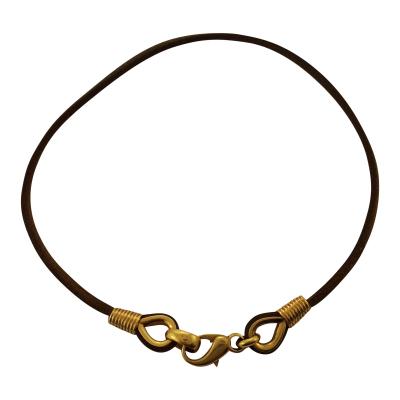 bulgari leather choker