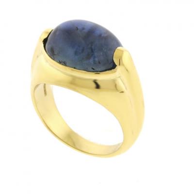  Bvlgari Bulgari Bulgari Sapphire Cabochon Ring 18kt