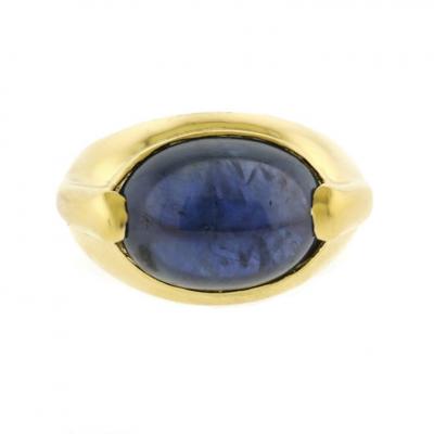  Bvlgari Bulgari Bulgari Sapphire Cabochon Ring 18kt