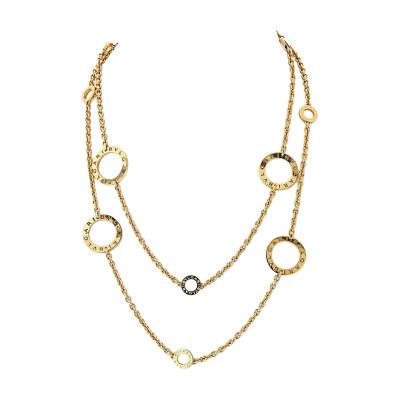  Bvlgari Bulgari Bvlgari 18K Yellow Gold 37 Inches Chain Necklace