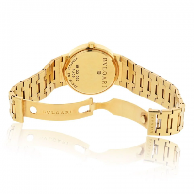  Bvlgari Bulgari Bvlgari 18K Yellow Gold BB 33 DGG 33mm Diamond Dial Watch