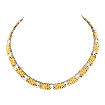  Bvlgari Bulgari Bvlgari 18K Yellow Gold Silver Necklace