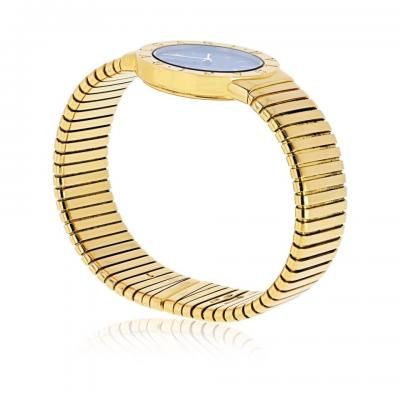  Bvlgari Bulgari Bvlgari 18K Yellow Gold Tubogas 30mm Dial Watch