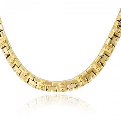  Bvlgari Bulgari Bvlgari Collar 18K Yellow Gold Structural Necklace