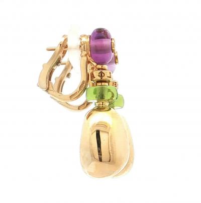  Bvlgari Bulgari Bvlgari Peridot Amethyst and Diamond Mediterranean Eden Drop Earrings