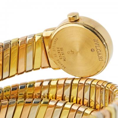  Bvlgari Bulgari Bvlgari Tubogas 18K Tri Color BB 19 1 T Serpenti Watch