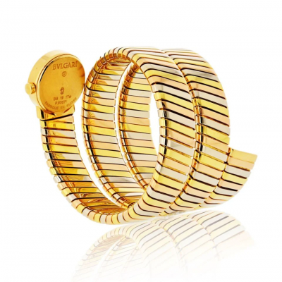  Bvlgari Bulgari Bvlgari Tubogas 18K Tri Color Serpenti BB 19 1 T Watch