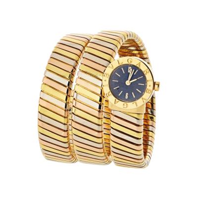  Bvlgari Bulgari Bvlgari Tubogas 18K Tri Color Serpenti BB 19 1 T Watch