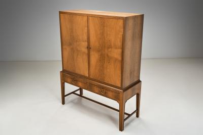  C B Hansens Etabl Co Cabinet by Flemming Olsen for C B Hansens Establishment Denmark 1940s