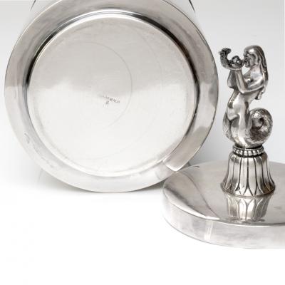  C G Hallberg JAR WITH MERMAID C G HALLBERG SCANDINAVIAN MODERN