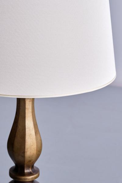  C G Hallberg Swedish Grace Brass Table Lamp by C G Hallberg Sweden Early 1930s