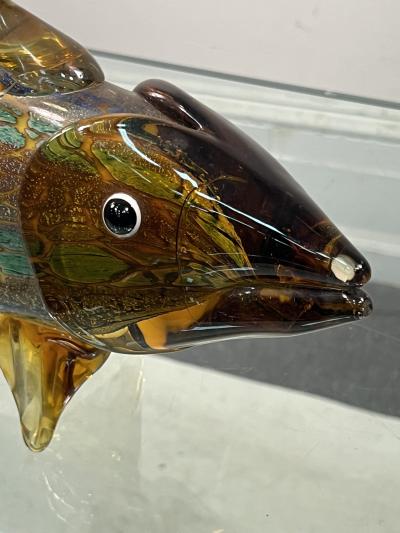  C R C Murano MID CENTURY BEAUTIFULLY COLORED HAND BLOWN MURANO FISH