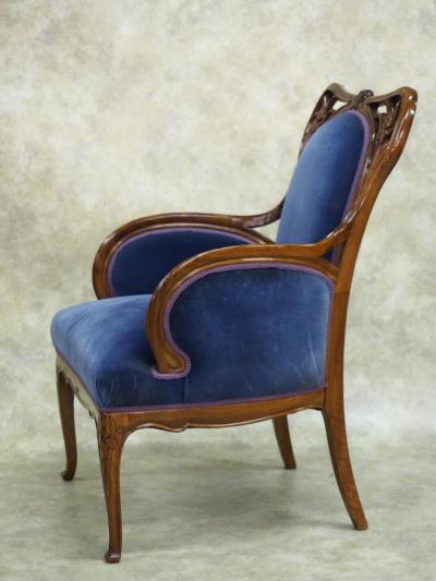  CHARLES PLUMET Plumet et Selmersheim Art Nouveau Seating Suite