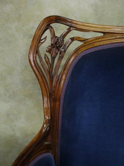  CHARLES PLUMET Plumet et Selmersheim Art Nouveau Seating Suite