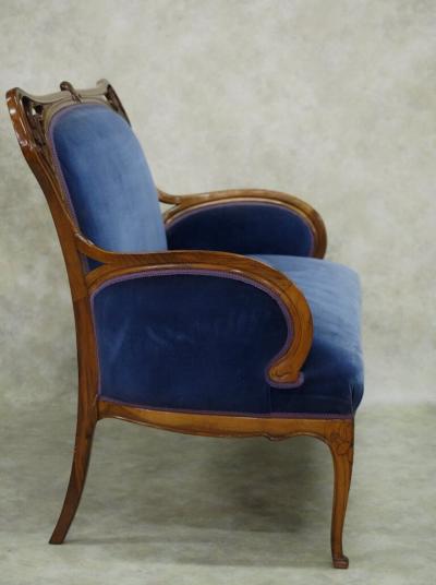  CHARLES PLUMET Plumet et Selmersheim Art Nouveau Seating Suite