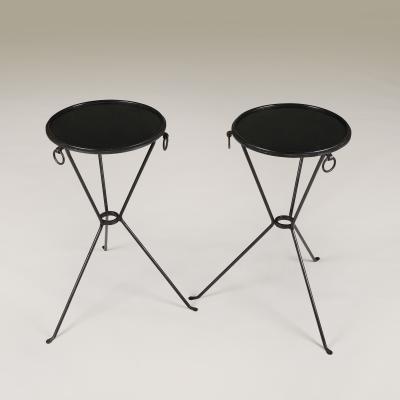  COMTE Wrought iron painted gueridans by Comte as an interpretation of JM Frank