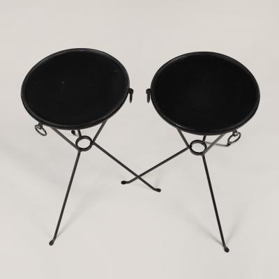  COMTE Wrought iron painted gueridans by Comte as an interpretation of JM Frank