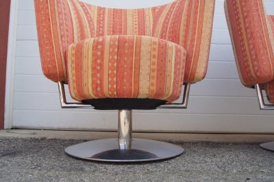  COR Pair of Circo Swivel Chairs by Peter Maly for COR