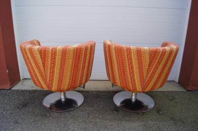  COR Pair of Circo Swivel Chairs by Peter Maly for COR