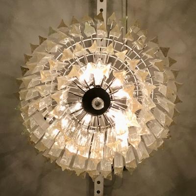  Camer Glass A Four tier Italian Camer Glass Chandelier