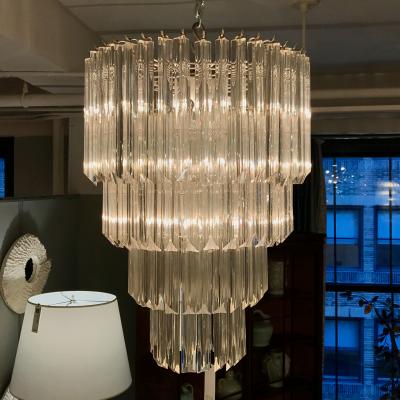  Camer Glass A Four tier Italian Camer Glass Chandelier
