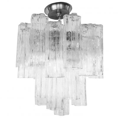 Camer Glass Camer 1960s Tronchi Glass Chandelier