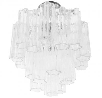  Camer Glass Camer 1960s Tronchi Glass Chandelier