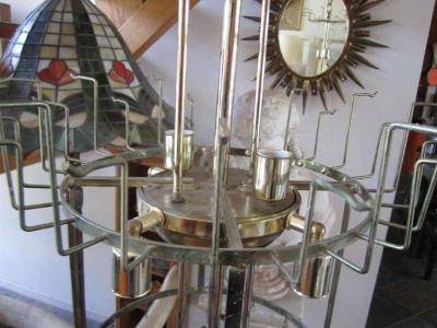  Camer Glass Monumental 6 Foot Camer Venini Glass Tronchi Tube Chandelier Mid century Modern