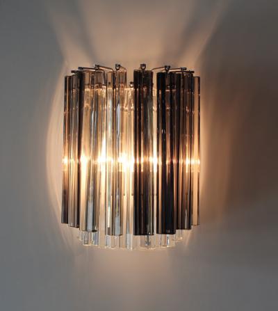  Camer Glass Pair of Vintage Camer Glass Sconces