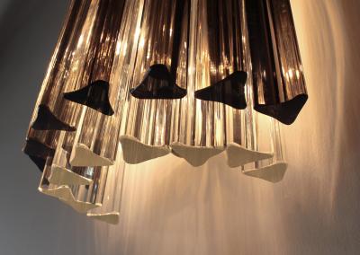  Camer Glass Pair of Vintage Camer Glass Sconces