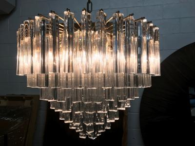  Camer Glass Seven Tier Murano Camer Chandelier