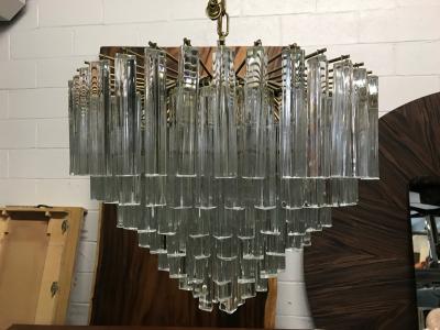  Camer Glass Seven Tier Murano Camer Chandelier