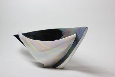  Camillo Lusso Creazioni Ceramiche Vintage Large Ceramic Bowl by Camillo Lusso Creazioni Ceramiche 1950s Italy